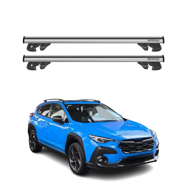 2013-2017 Subaru Crosstrek Roof Rack Cross Bars Silver