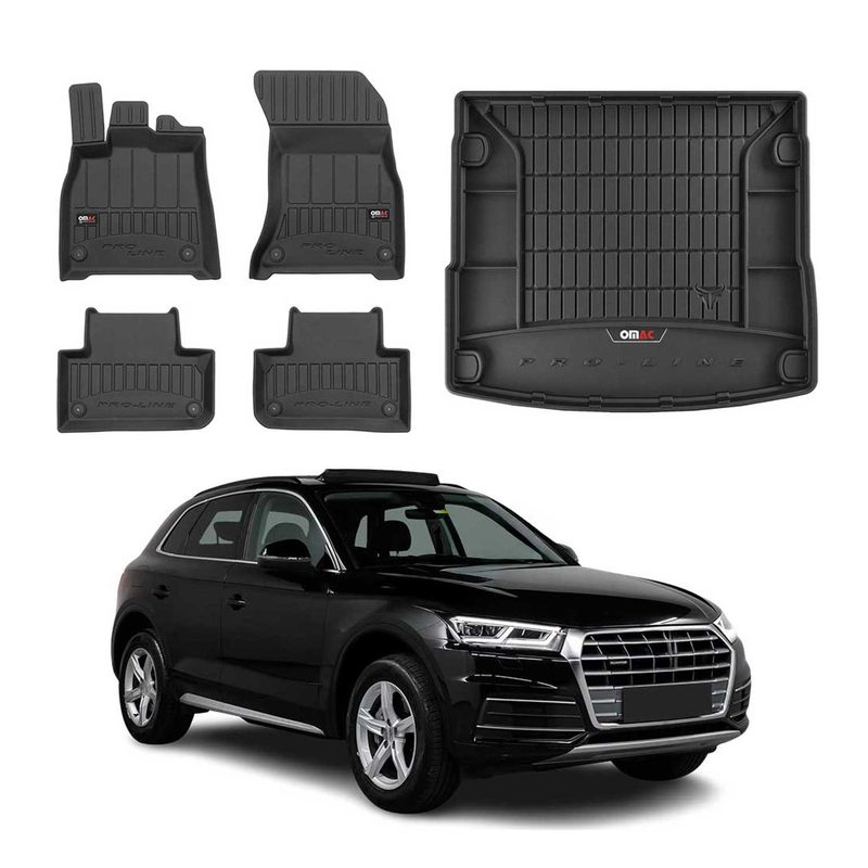 2018-2024 Audi Q5 OMAC Premium Floor Mats + Cargo Liners