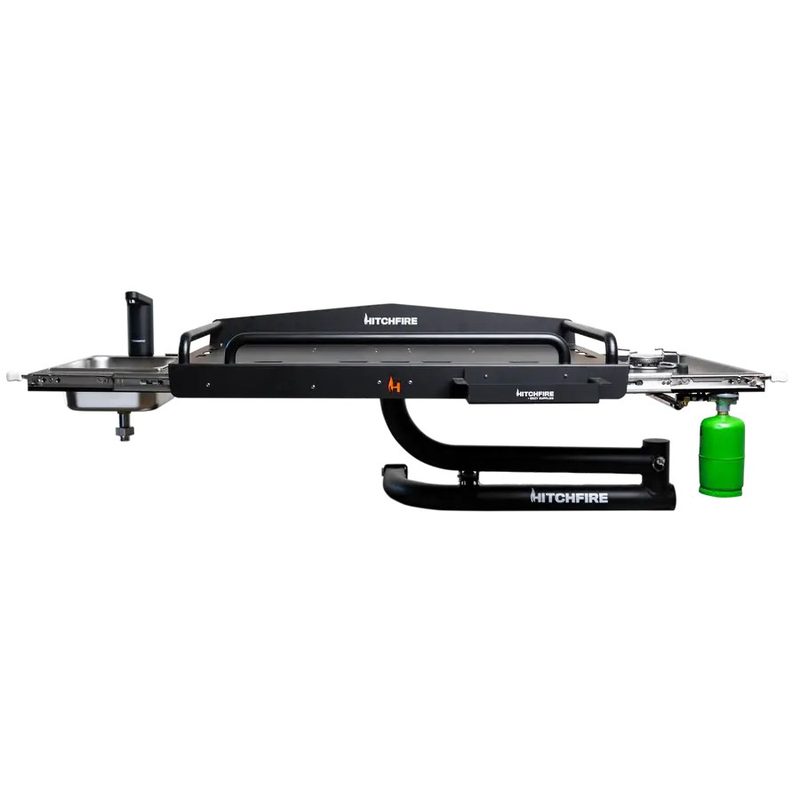 Estacion de cocina Ultimate HITCHFIRE para Tiron con Bomba de Agua y Tanque de Gas (Pasajero)
