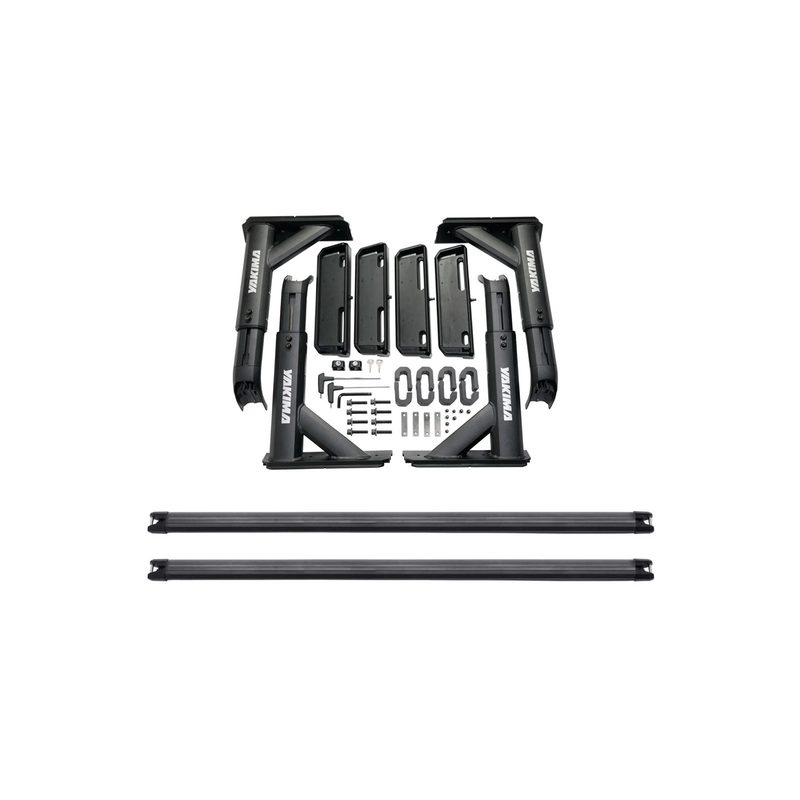 Yakima OverHaul HD Adjustable Truck Bed Rack w/ 68-Inch Bars 8001151&YAK-8001158