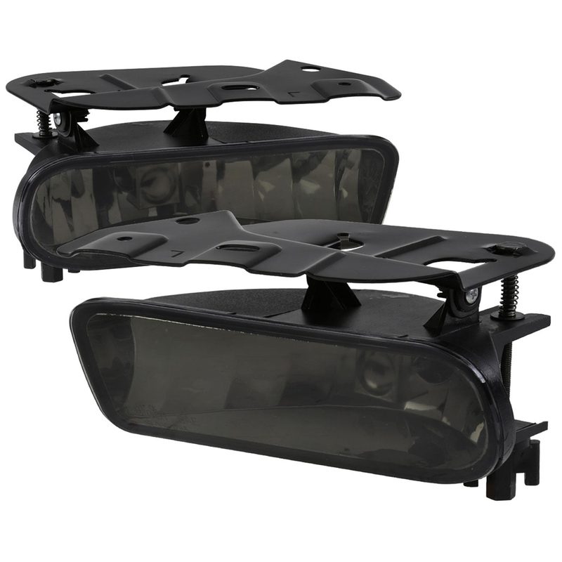 2002-2006 Cadillac Escalade 12V/27W 880 Factory Style Fog Lights Chrome/Smoke