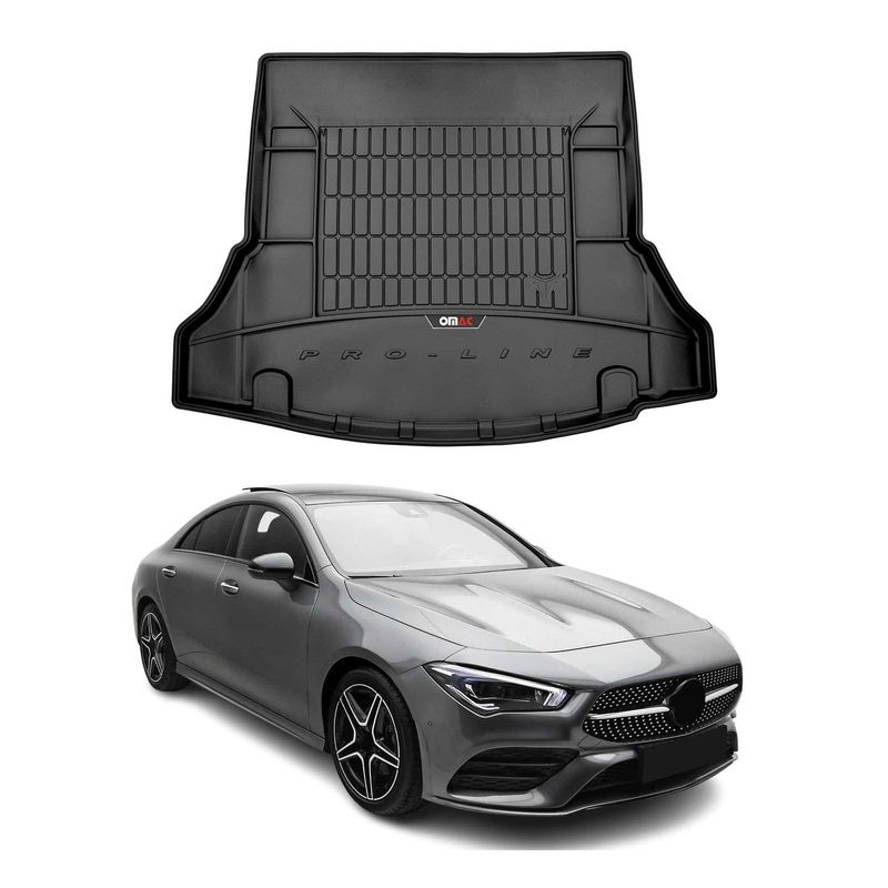 2020-2024 Mercedes CLA C118 Premium Cargo Liner Trunk Mat All Weather Heavy Duty Black