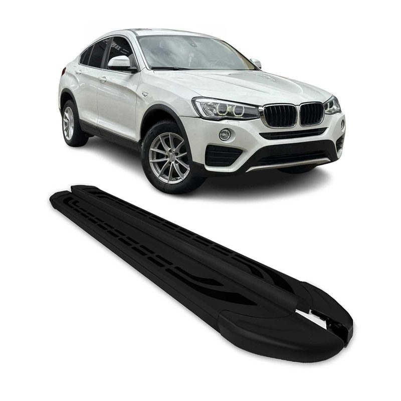 2015-2018 BMW X4 F26 Running Boards Side Steps Black
