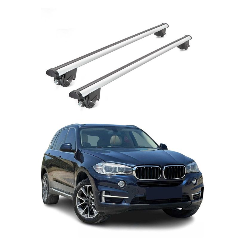 2014-2018 BMW X5 F15 Roof Rack Cross Bars Silver