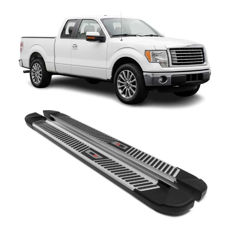 2009-2014 Ford F-150 Supercrew Cab Nerf Bars Side Steps Running Boards
