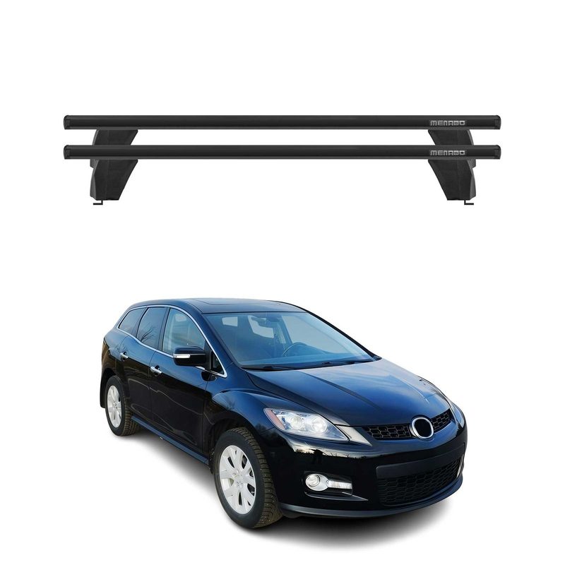 2007-2012 Mazda CX-7 Roof Rack Cross Bars Black