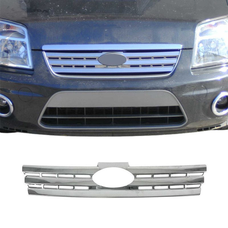 2010-2013 Ford Transit Connect Front Bumper Grill Trim Molding Stainless Steel