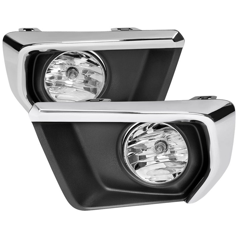 2021-2022 Chevrolet Colorado Fog Lights Kit Chrome Housing/Clear Lens