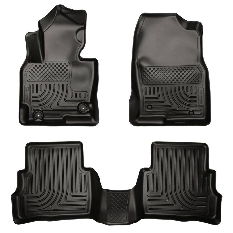 Tapetes Husky Weatherbeater 1ra y 2da Fila color Negro para CX-5 13-16