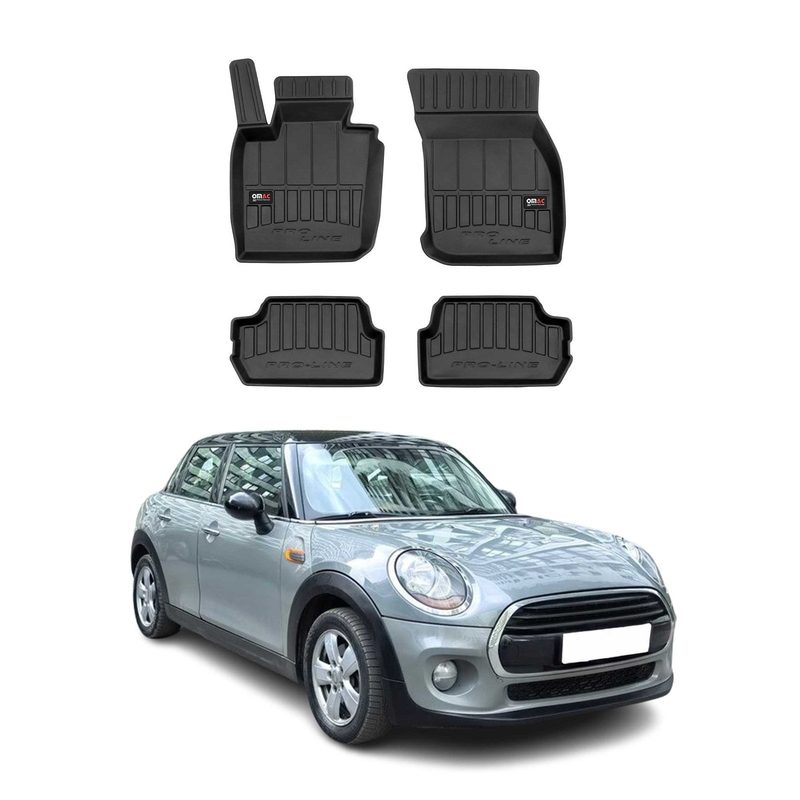 2014-2024 Mini Cooper F55 F56 F57 Premium Floor Mats Liners Full Set All Weather Heavy Duty