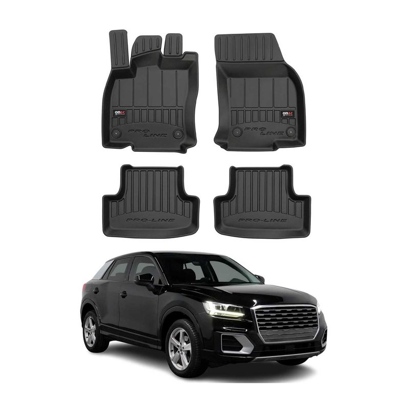 2018-2024 Audi Q2 Premium Floor Mats Liners Full Set All Weather Heavy Duty
