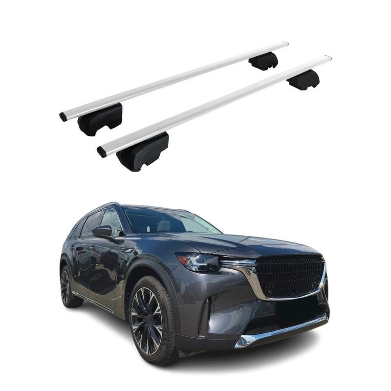 2024-2026 Mazda CX-90 Roof Rack Cross Bars Silver