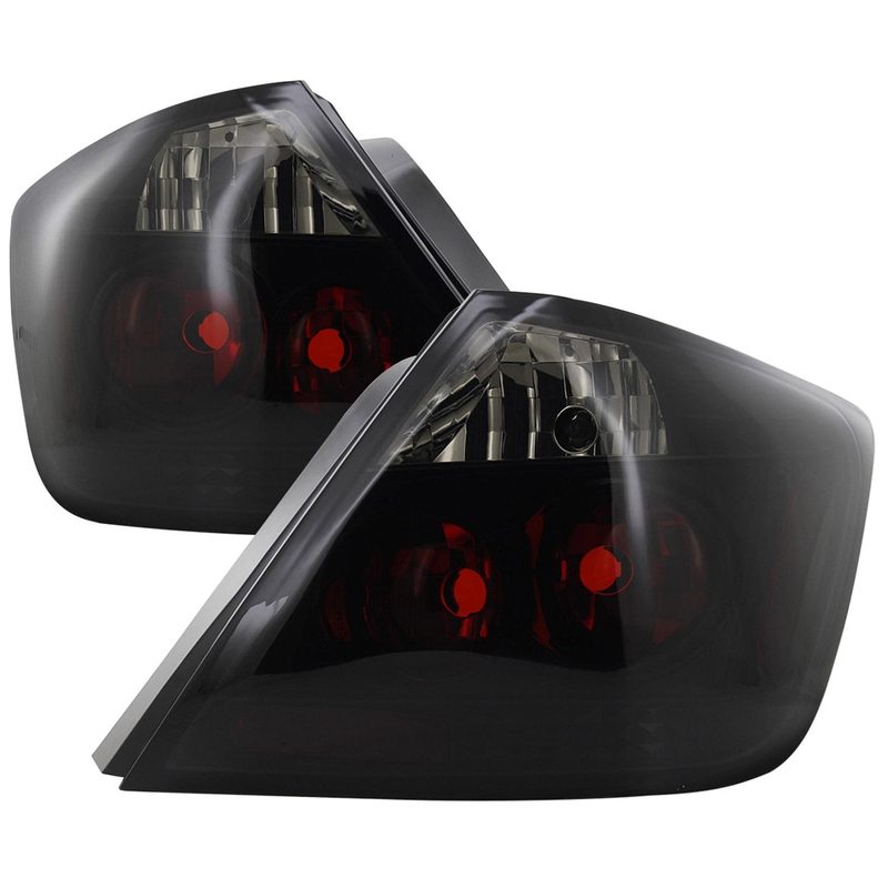 2004-2010 Scion tC Tail Lights Glossy Black Housing/Smoke Lens