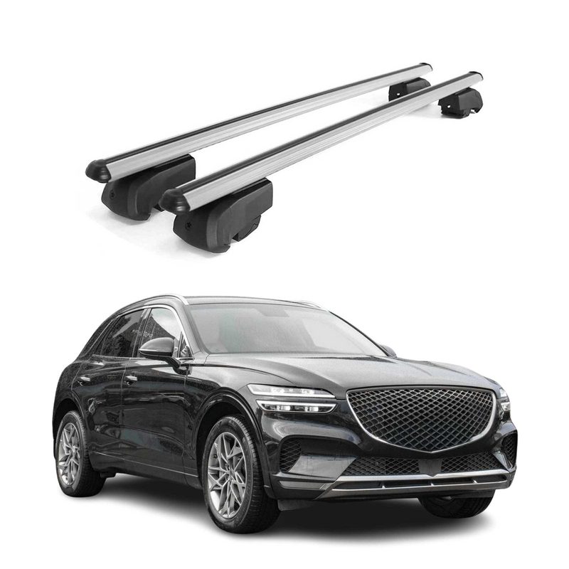 2022-2026 Genesis GV70 Roof Rack Cross Bars Silver