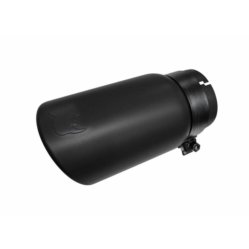 Colilla de escape para tubos de 4" Negra