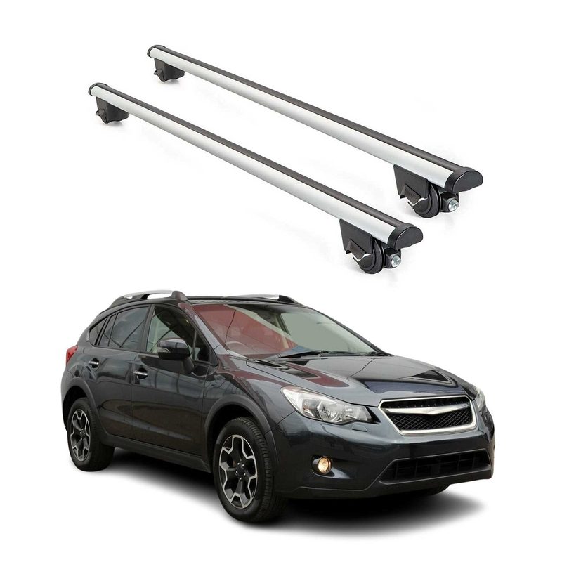 2012-2023 Subaru Impreza Roof Rack Cross Bars Silver