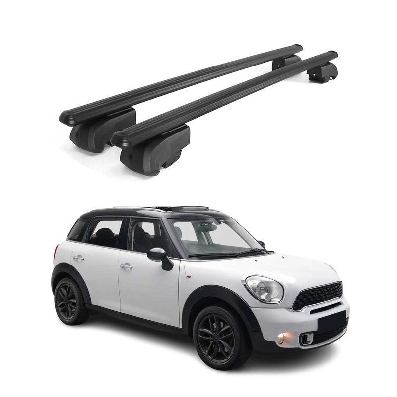 2011-2016 Mini Countryman R60 Roof Rack Cross Bars Black