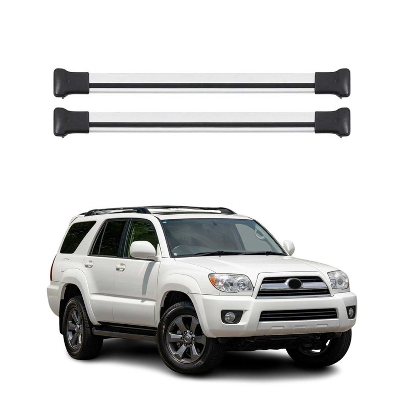 2006-2009 Toyota 4Runner Roof Rack Cross Bars Silver