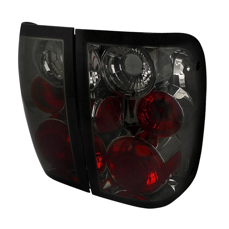 2001-2005 Ford Ranger Tail Lights Chrome Housing/Smoke Lens