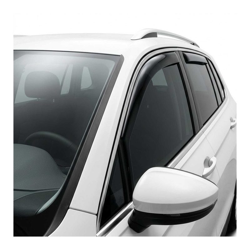 2018-2024 VW Tiguan Window Visor Vent Rain Deflector 4Pcs Smoke