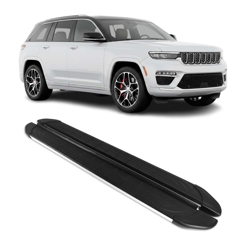 2021-2026 Jeep Grand Cherokee L Nerf Bar Side Step Running Boards Aluminum 2x