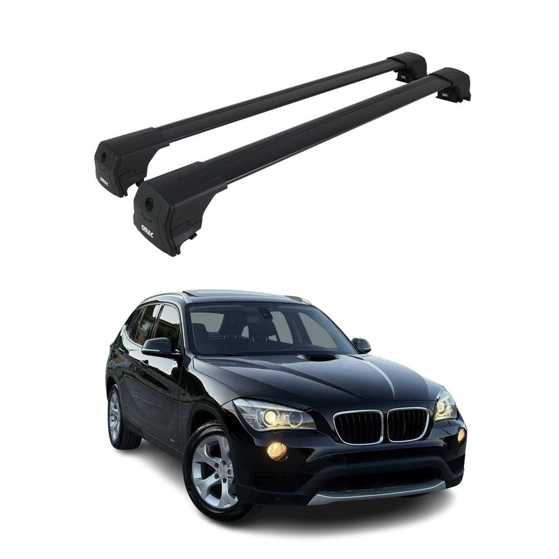 2010-2015 BMW X1 E84 Roof Rack Cross Bars Black
