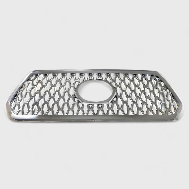 2016-2019 Toyota Tacoma Grille 4.gen Pre-FL Overlay Chrome 1Pcs ABS Plastic