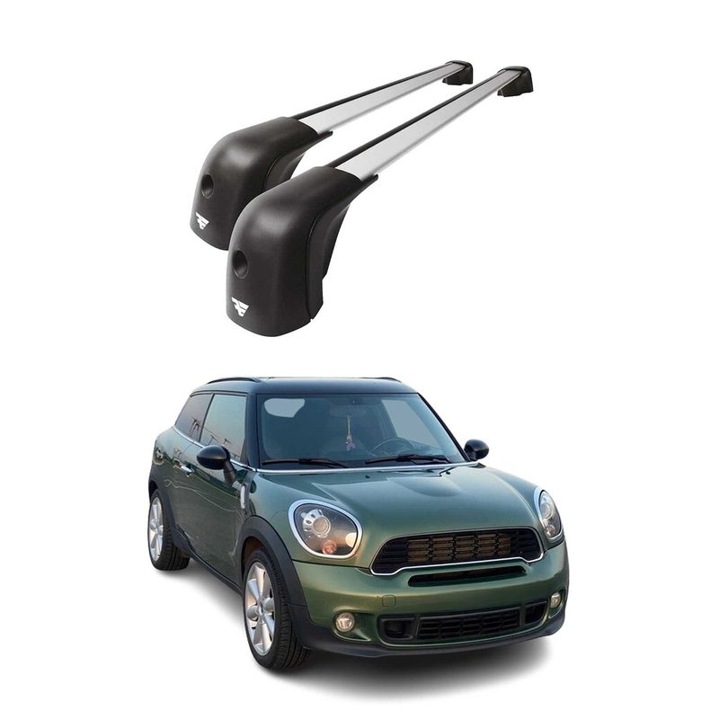 2013-2016 Mini Paceman Roof Racks Cross Bars Silver