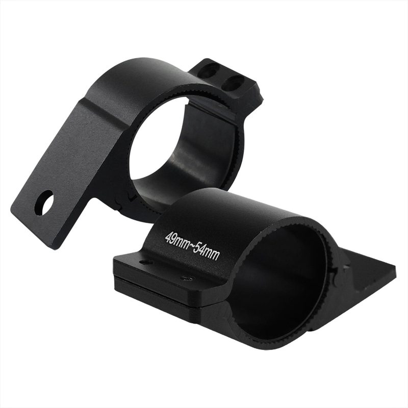 Universal 2" Aluminum Light Mounting Brackets Black