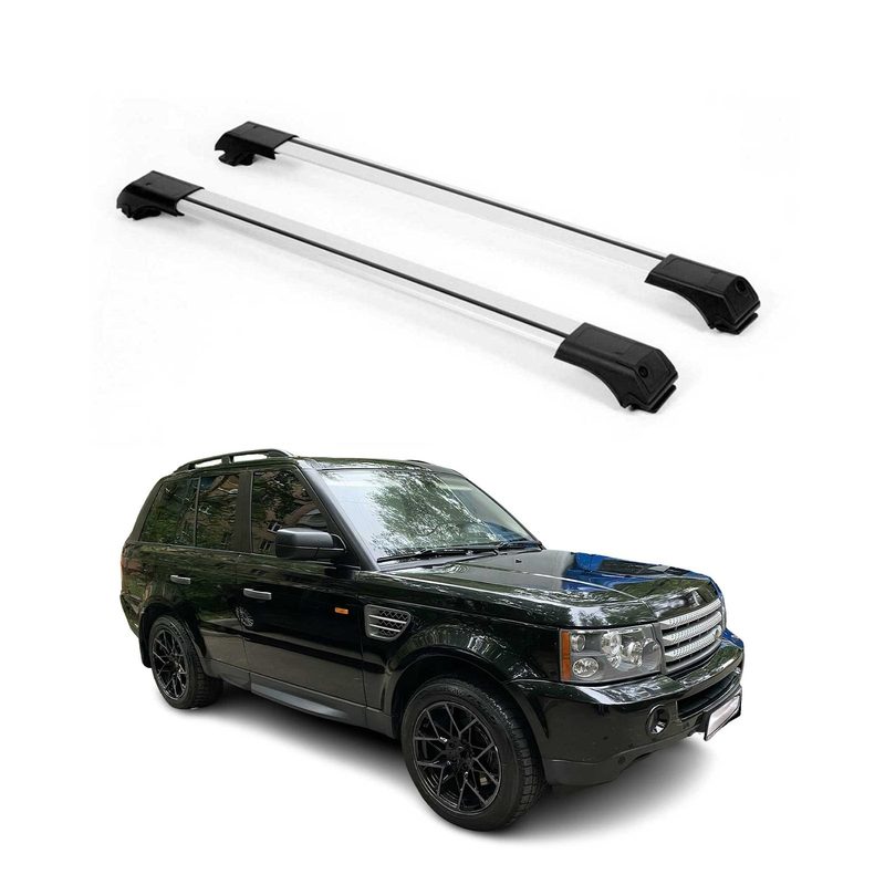 2006-2013 Land Rover Range Rover Sport Roof Rack Cross Bars Silver