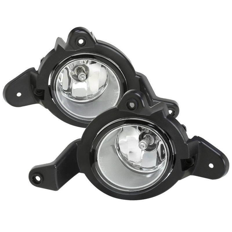 2018-2019 Toyota C-HR 12V/55W H11 Fog Lights Kit Chrome Housing/Clear Lens
