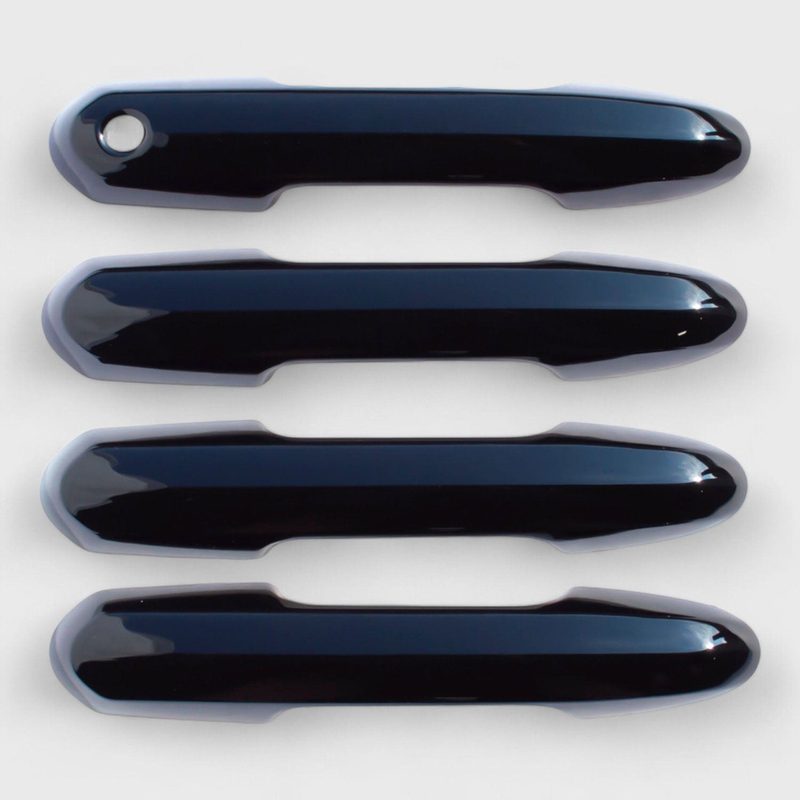 2019-2024 Toyota Highlander / RAV4 Door Handle Cover Gloss Black 4Pcs ABS Plastic