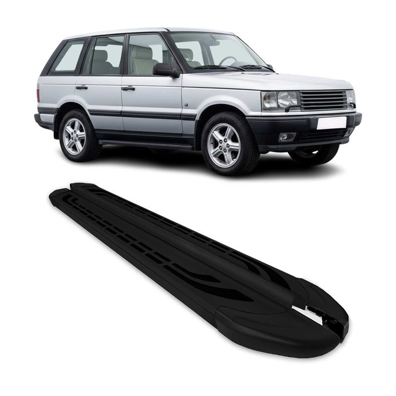 1994-2002 Land Rover Range Rover Running Boards Side Steps Black