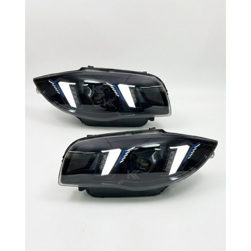 BMW 1 Series E87 Snake Eye Laser LED Headlight Assembly with Dual-Color DRL (Yellow / White) 2004 - 2011 (116i / 118i / 120i / 125i)