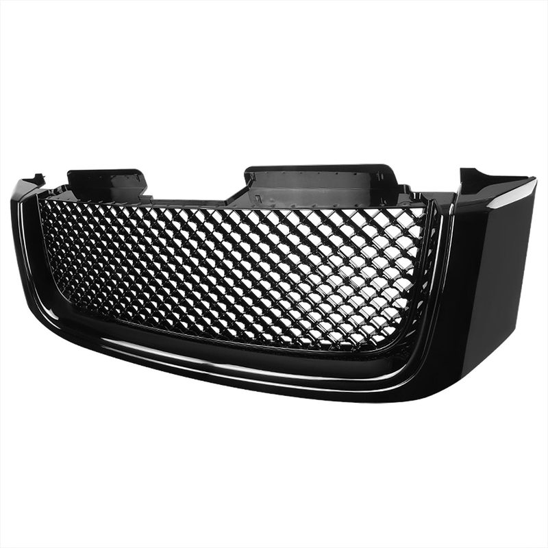 2002-2007 GMC Envoy Glossy Black ABS Mesh Grille