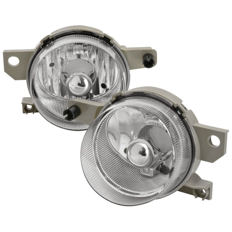 1993-1997 Honda Civic Del Sol Fog Lights Chrome Housing/Clear Lens