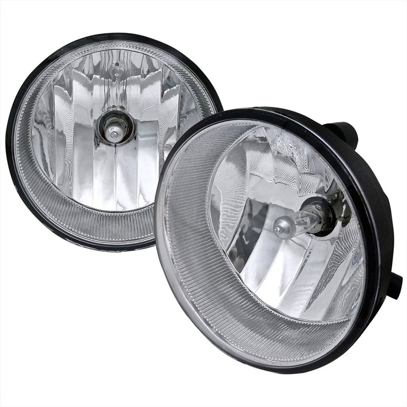 2004-2016 Toyota Sequoia/Tundra/Tacoma/Solara H10 Fog Lights Kit Chrome/Clear