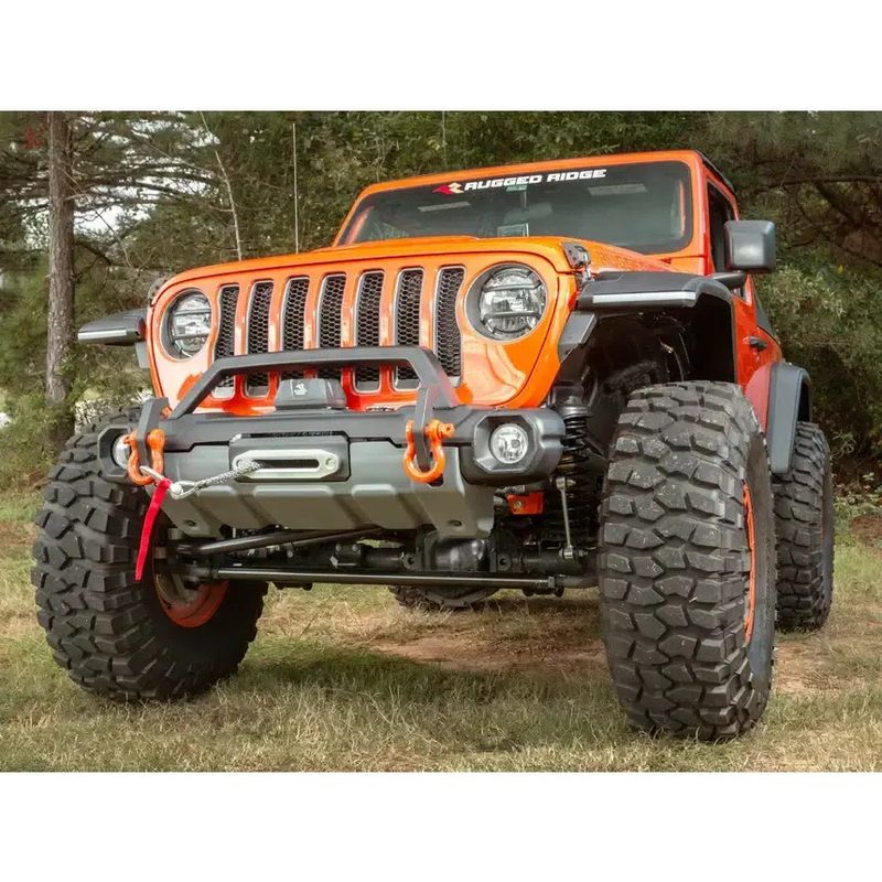 Defensa Delantera Venator Stubby con Eurotubo para Wrangler JL / Gladiator
