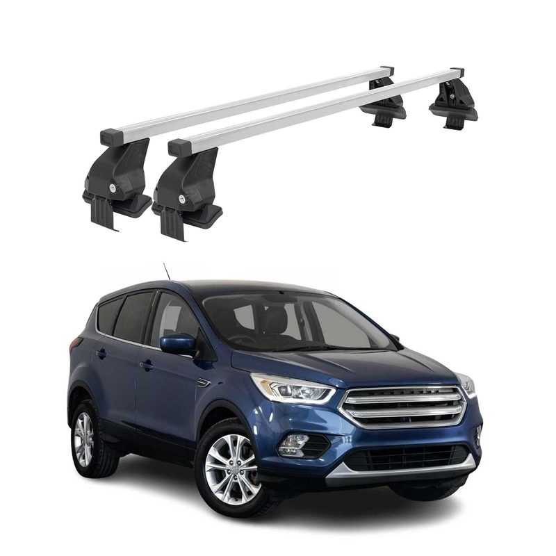 2013-2019 Ford Escape Roof Rack Cross Bars Silver