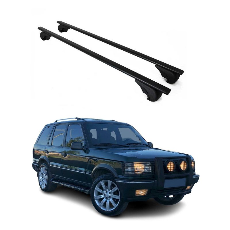 1994-2002 Land Rover Range Rover Roof Rack Cross Bars Black