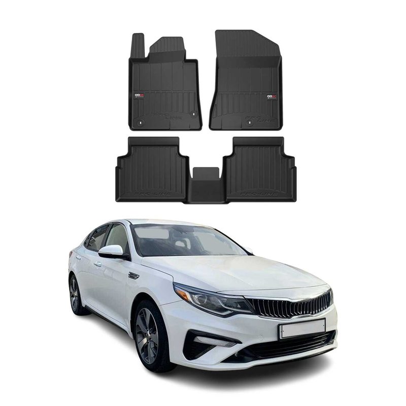 2021-2026 Hyundai Sonata 2020-2026 / Kia K5 Premium Floor Mats Liners Full Set All Weather Heavy Duty