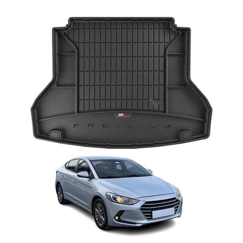 2017-2020 Hyundai Elantra Premium Cargo Liner Trunk Mat All Weather Heavy Duty