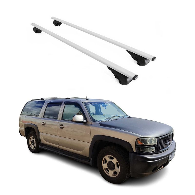2000-2006 GMC Yukon Roof Rack Cross Bars Silver