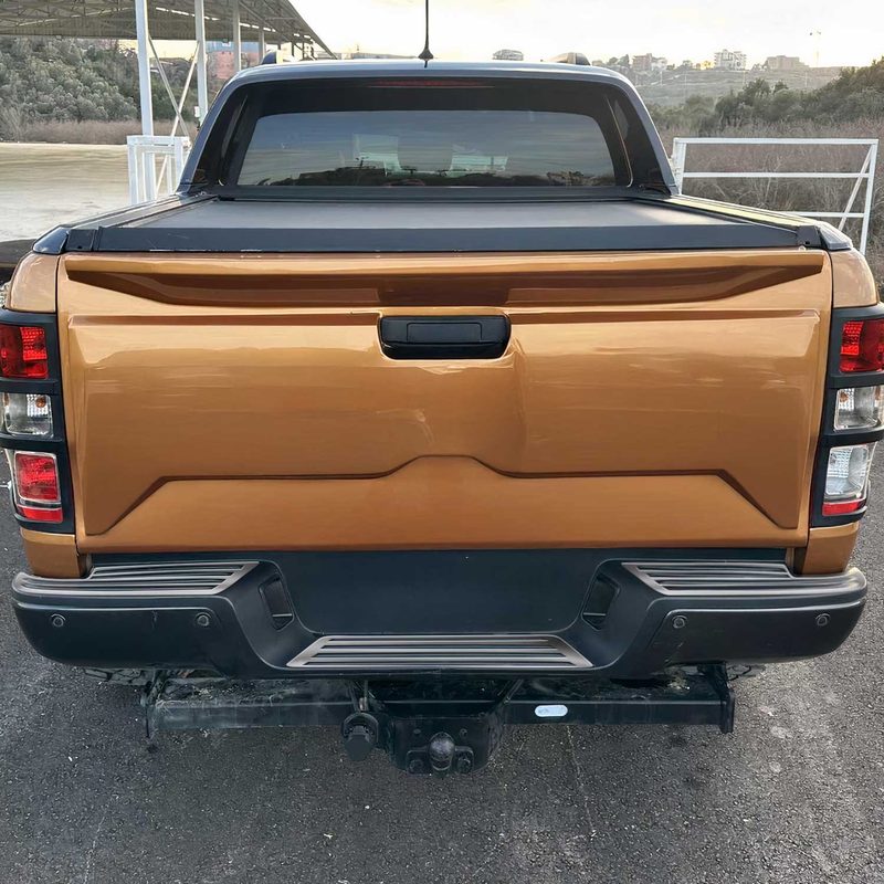 2019-2023 Ford Ranger Rear Bumper Sill Cover Protector Guard Stainless Steel Silver 3Pcs
