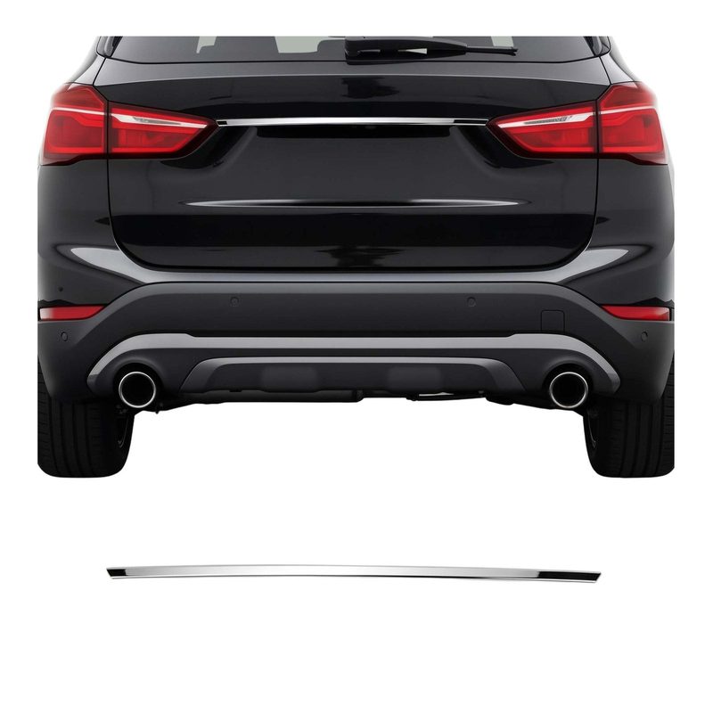 2016-2022 BMW X1 F48 Rear Trunk Tailgate Door Handle Cover Upper Stainless Steel