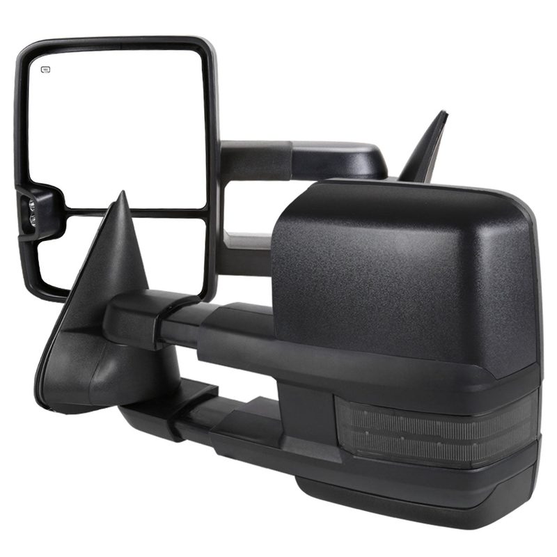 1988-2000 Chevy C/K Tahoe Yukon/Suburban Heated Towing Mirrors Smoke &Signal