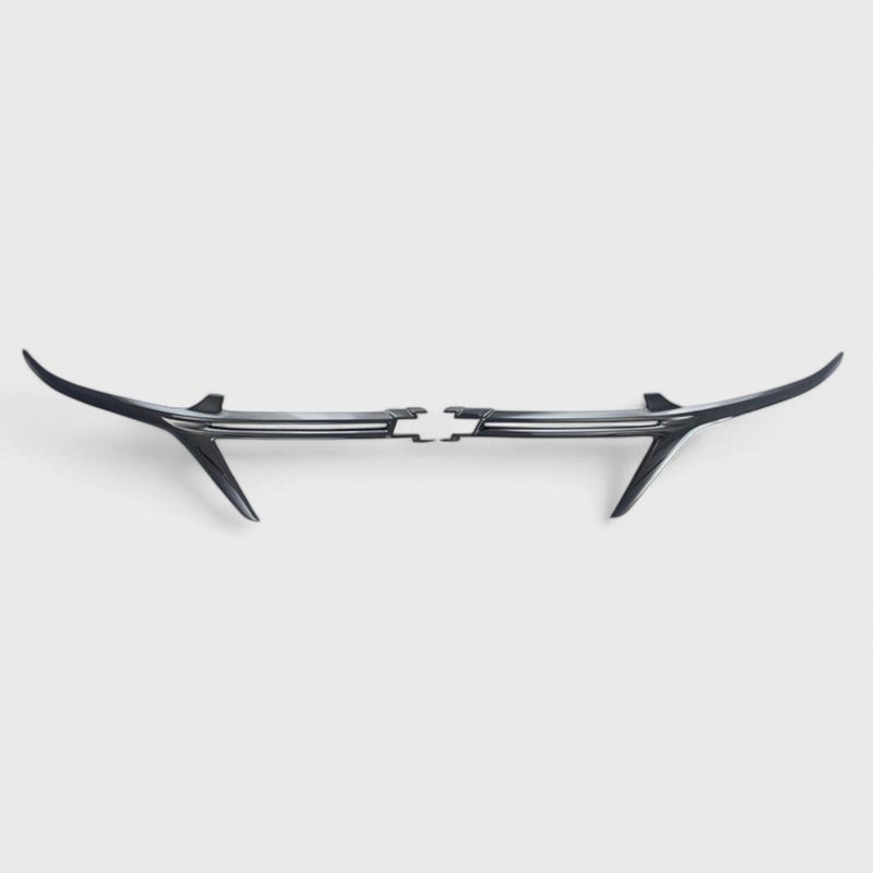 2022-2024 Chevrolet Equinox Grille Overlay Gloss Black 2Pcs ABS Plastic