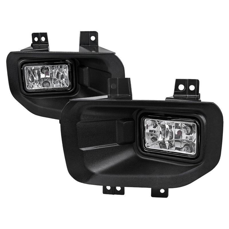 2015-2017 Ford F-150 H10 Fog Lights Chrome Housing/Clear Lens