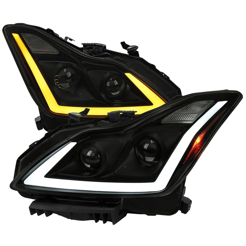 2008-2013 Infiniti G37/14-2015 Q60 Coupe/Convertible LED Signal Headlights Smoke