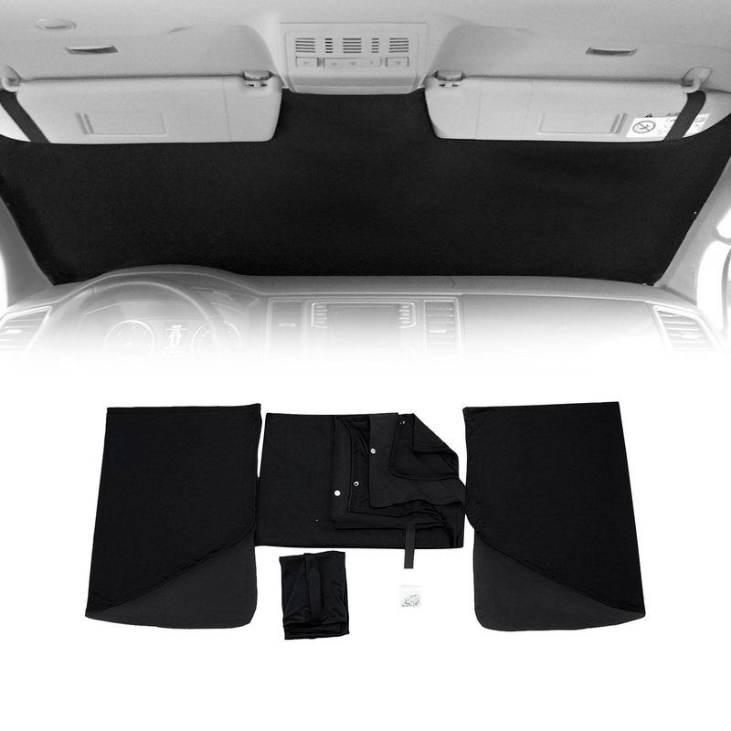 2019-2026 Mercedes Sprinter W907 910 Magnetic Curtains UV Protection Black